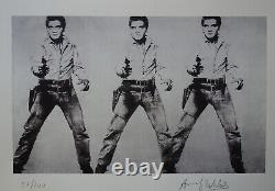 Fine Limited edition Pop Art Silkscreen, Elvis Presley, signed Andy Warhol