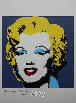 Fine Limited edition Pop Art Silkscreen, Marilyn Monroe, signed Andy Warhol
