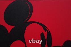 Fine Limited edition Pop Art Silkscreen, Mickey Mouse, signed Andy Warhol