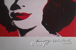 Fine numbered Limited Pop edition print, Liz Taylor Portrait, signed Andy Warhol