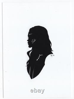Gamora Gotg Jordan Monsell Paper Cut Mondo Style Papercut Movie Original Pop Art