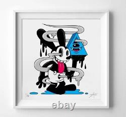Greg Mike Lucky Rabbit Signed & Numbered Art Print 64/90 NEW