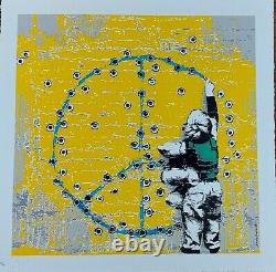 Hijack Art WAR CHILD 7/75 Mr. Brainwash son Print Banksy Ukraine Putin