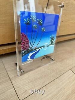 Hiroshi Nagai Hand Signed Acrylic SilkscreeArt Acrylic Stand CITY POP LTD TOKYO