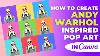 How To Create An Andy Warhol Inspired Pop Art Self Portrait In Canva