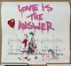 I'm Yours Love Is The Answer Pink Version Mr. Brainwash Pop Art Print Rockwell