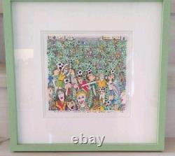 James Rizzi Everyone Wants to Win the World Cup 3D Pop Art Signed Framed ED350