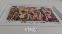 James Rizzi JELLY BEAN 3D POP Art Signed Framed ED350 1989 COA