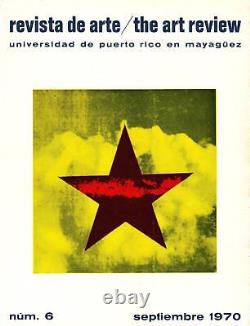 Joaquin Mercado Star Estrella Verde Plata Serigraph Pop Art Puerto Rico 1971