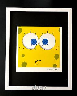 KAWS KAWSBOB Pop Art Print Signed Mounted and Framed Buy it Now