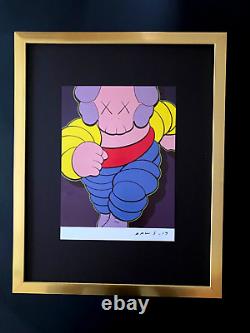 KAWS MICHELIN MAN Pop Art Print Signed Mounted and Framed Buy it Now