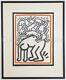 Keith Haring Fight Aids Worldwide 1990 Estate Signed Print Framed Gallart