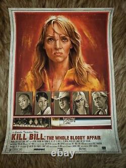 Kill Bill Sold Out Fine Art Print Movie Poster Robert Bruno Tarantino SDCC Mondo