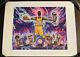 Kobe Bryant 132/150 Rare Art Print Poster Los Angeles Lakers The Black Mamba Hof