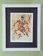 Leroy Neiman Arlequin Signed Pop Art Mounted And Framed In New 11x14