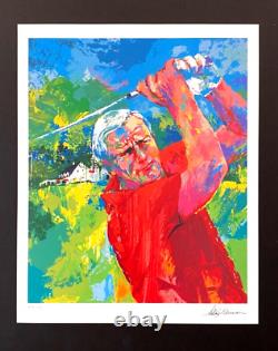 LeRoy Neiman ARNOLD PALMER Signed Pop Art Mounted and Framed in a New 11x14