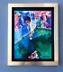Leroy Neiman Billiards 1974 Signed Pop Art Mounted And Framed New 11x14 Ls