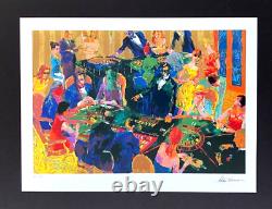 LeRoy Neiman CASINO NIGHT Signed Pop Art Mounted and Framed in a New 11x14