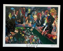 LeRoy Neiman CRAPS Signed Pop Art Mounted and Framed in New 11x14