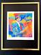 Leroy Neiman Frank Sinatra Signed Pop Art Mounted And Framed In A New 11x14