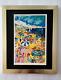 Leroy Neiman French Riviera Signed Pop Art Mounted And Framed In New 11x14