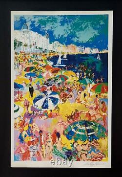 LeRoy Neiman FRENCH RIVIERA Signed Pop Art Mounted and Framed in New 11x14