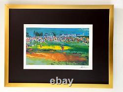 LeRoy Neiman Golf Signed Pop Art Mounted and Framed in a New 11x14