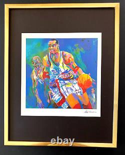 LeRoy Neiman HAKEEM OLAJUWON Signed Pop Art Mounted and Framed in a New 11x14