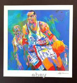 LeRoy Neiman HAKEEM OLAJUWON Signed Pop Art Mounted and Framed in a New 11x14