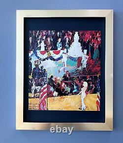 LeRoy Neiman MARILYN JFK 1974 Signed Pop Art Mounted and Framed New 11x14 LS