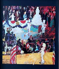 LeRoy Neiman MARILYN JFK 1974 Signed Pop Art Mounted and Framed New 11x14 LS