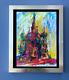 Leroy Neiman Moscow 1974 Signed Pop Art Mounted And Framed New 11x14 Ls