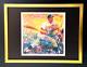 Leroy Neiman Mickey Mantle Signed Pop Art Mounted And Framed In A New 11x14