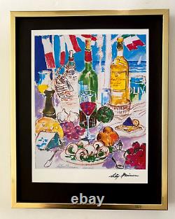 LeRoy Neiman Montecarlo Signed Pop Art Mounted and Framed in a New 11x14