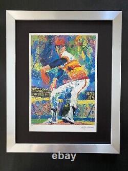 LeRoy Neiman NOLAN RYAN Signed Pop Art Mounted and Framed in New 11x14