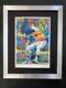 Leroy Neiman Nolan Ryan Signed Pop Art Mounted And Framed In New 11x14