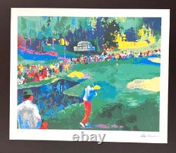 LeRoy Neiman Nicklaus Golf Signed Pop Art Mounted and Framed in a New 11x14