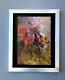 Leroy Neiman Polo 1974 Signed Pop Art Mounted And Framed In New 11x14 Ls