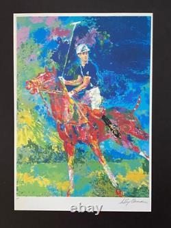 LeRoy Neiman PRINCE CHARLES Signed Pop Art Mounted and Framed in New 11x14