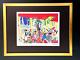 Leroy Neiman Paris Signed Pop Art Mounted And Framed In A New 11x14