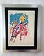 Leroy Neiman The Race Signed Pop Art Mounted And Framed In New 11x14