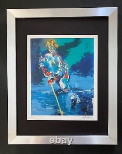 LeRoy Neiman Wayne Gretzky Signed Pop Art Mounted and Framed in New 11x14