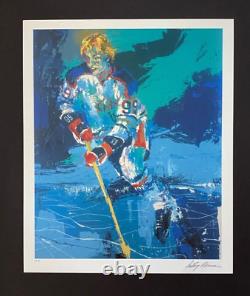 LeRoy Neiman Wayne Gretzky Signed Pop Art Mounted and Framed in New 11x14