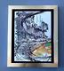 Leroy Neiman Yankees 1974 Signed Pop Art Mounted And Framed New 11x14 Ls