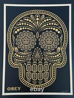 Los Muertos 2008 by Shepard Fairey & Ernesto Yerena Signed #d/300 Obey Art Print