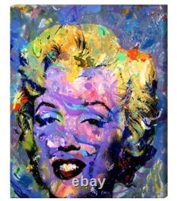 Marilyn Monroe Art Canvas Painting or Photo Print Abstract Andy Warhol Artwork