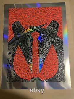 Mark Dean Veca Spy vs. Spy Foil Art Print Poster 2017 Signed #'d X/10 Ultra Rare