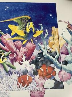 Mark Newman Pop Art Sealife Print Signed Artist Proof Lost At Sea Lithograph