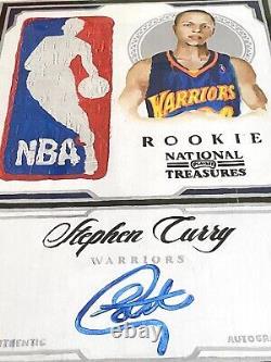 National Treasures Steph Curry 24 x 16 Signed 1/30 LE AP