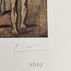 Pablo Picasso Print, Boy Leading a Horse, 1905 Original Hand Signed & COA